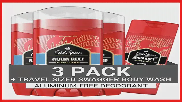 Great product -  Old Spice Men's Deodorant Aluminum-Free Aqua Reef, 3.0oz Pack of 3 with Travel-Size