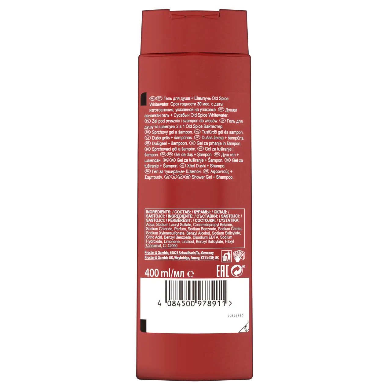 Гель для душа Old Spice Whitewater, 400мл-0