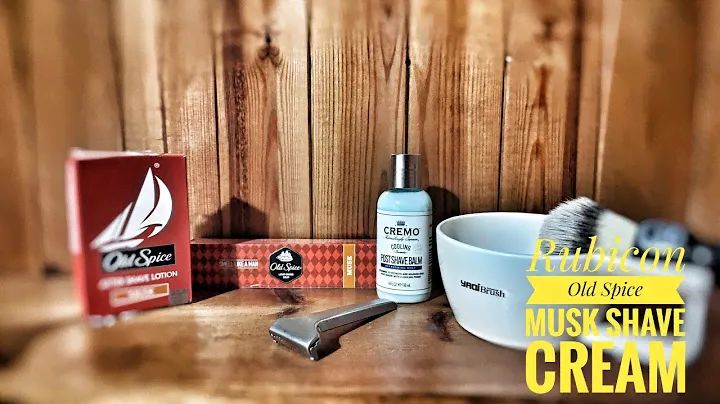 Rubicon's Old Spice Musk Shaving Cream, With the Supply SE Razor NickStop Technology!!
