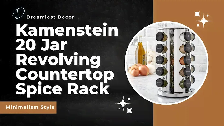 Kamenstein 20 Jar Revolving Countertop Spice Rack | Amazon | Minimalism Style