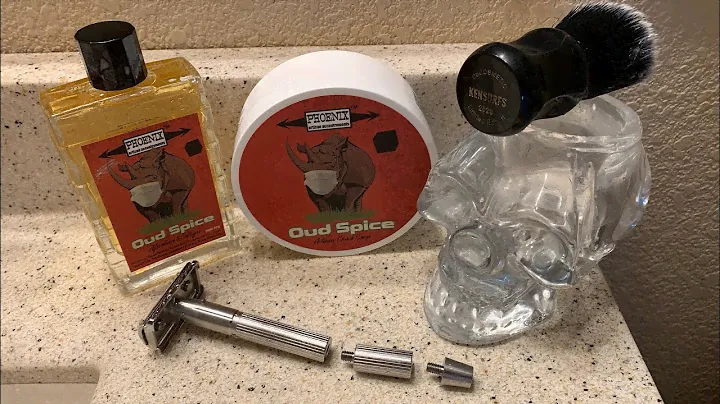 Triple-S Razor with Adjustable Handle from Wetshaving Club & Oud Spice Soap and Aftershave from PAA