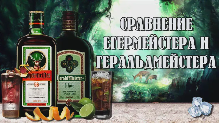 СРАВНЕНИЕ ЕГЕРМЕЙСТЕРА  И ГЕРАЛЬДМЕЙСТЕРА (Jägermeister / Heraldmaster)