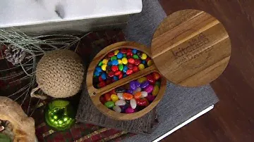 In the Kitchen with David Acacia Wood Salt Box on QVC