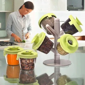 KP-016 Spice Rack - набор для специй-0