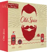Подарочный набор Old Spice Дезодорант-антиперспирант Rock with Charcoal 50мл + Средство для мытья бороды 225мл + Бальзам для бороды 150мл