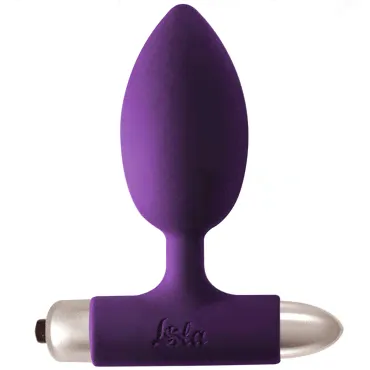 Lola Spice It Up Perfection, фиолетовая. Анальная пробка с шариком внутри и вибрацией