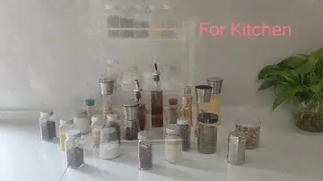 Bathroom Countertop Organizer, Packism 3 Tier Premium Detachable Kitchen Spice Rack for Counter top