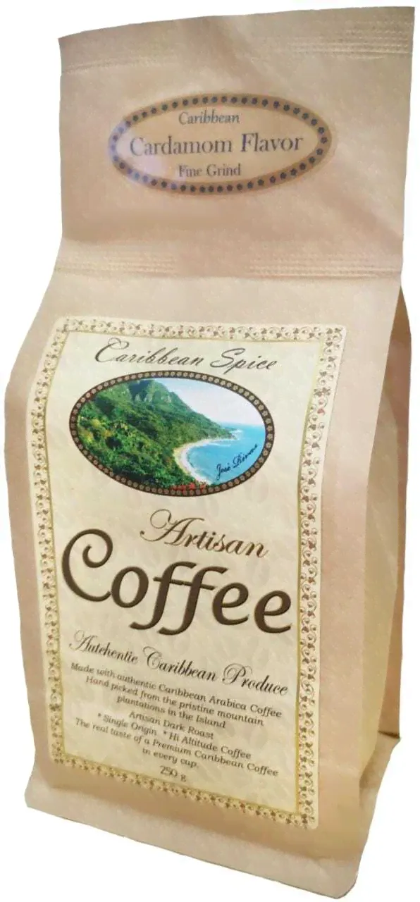 Кофе молотый Caribbean Spice ARTISAN KOSHER CARDAMON с кардамоном Доминикана Dominicana 250 гр