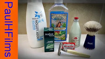 Gillette Slim Twist | Palmolive Shaving Soap | Old Spice aftershave