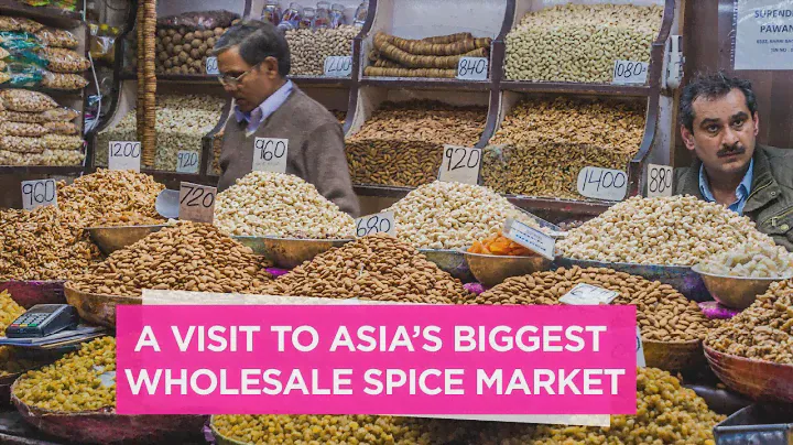 Visiting Largest Spice Market in Asia | Khari Baoli! Asia's Cheapest Spices in Delhi