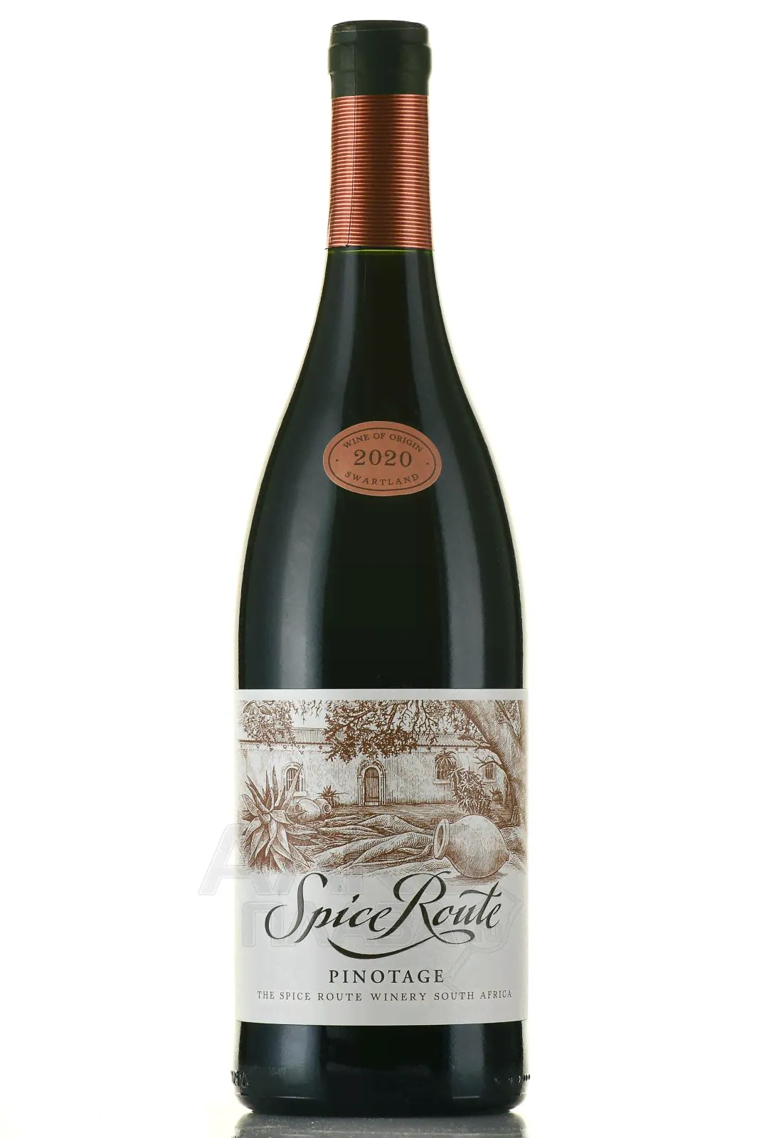 Spice Route Pinotage - вино Спайс Рут Пинотаж 0.75 л красное сухое-0