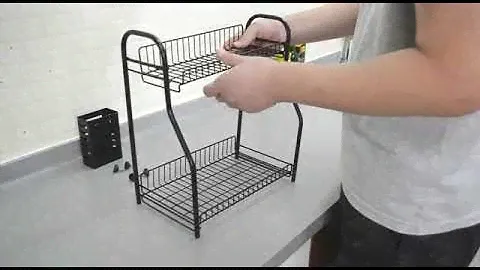 YALEER Spice Rack Organizer With Cutlery chopsticks storage shelf , 2-Tier Bathroom Shelf Organizer