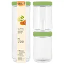 Набор банок для сыпучих продуктов Sugar&Spice Honey (1,6л+2х0,75л) фисташка /6