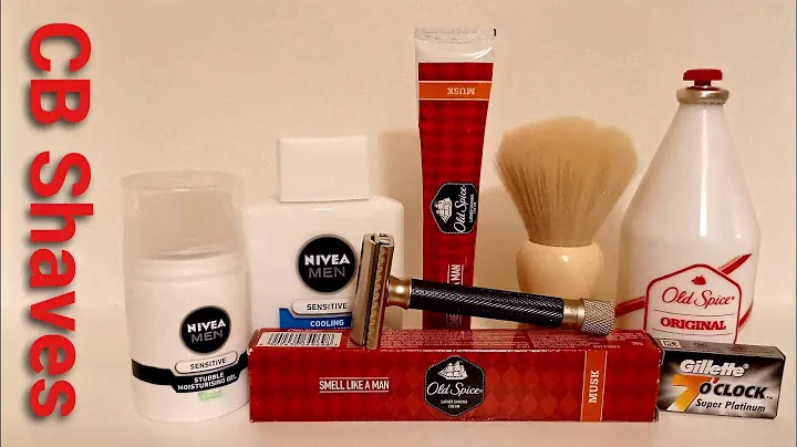 A Diwali Shave.. Old Spice Musk Cream/ Parker Variant Adjustable / Gillette 7 O'Clock  Blade........