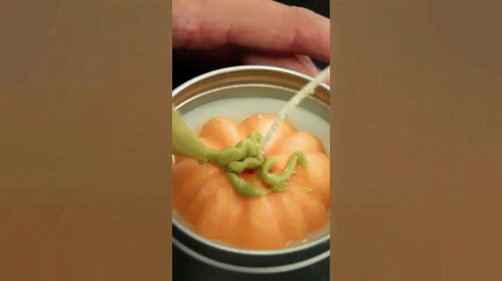 🕯️How to Make a Pumpkin Candle the EASIEST way