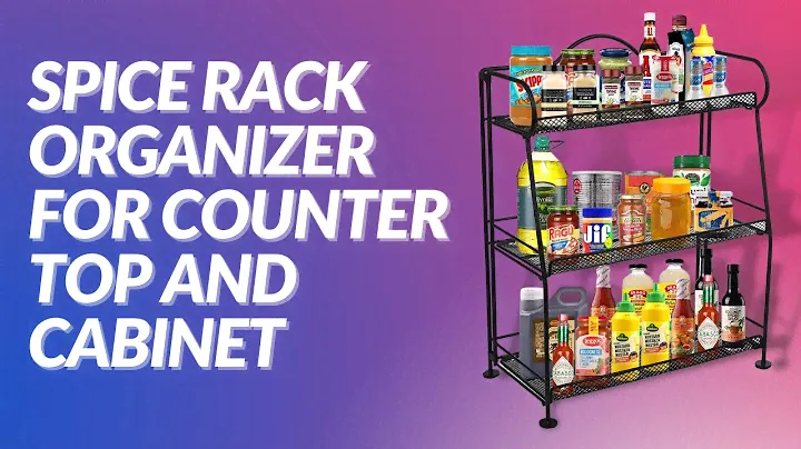 Spice Rack Organizer for Countertop and Cabinet