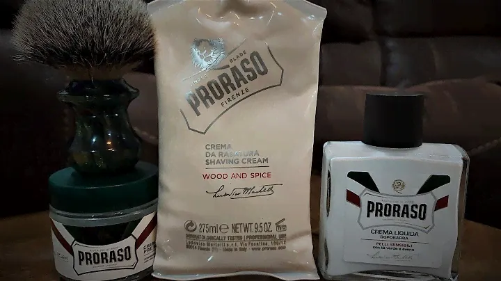 Proraso Wood & Spice - Proraso Preshave - Proraso Balm - QED Select Brush