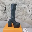 Женские ботинки Naked Perfect Wolfe Spice, черные эластичные ботинки на платформе 130 мм, каблук 55 мм, логотип бренда Vipol 9992309232102 (art.: 3920c35e979b6)