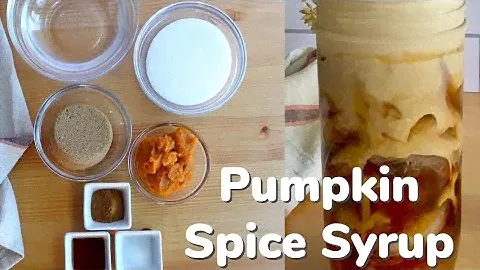 Pumpkin Spice Syrup (Cold Foam)