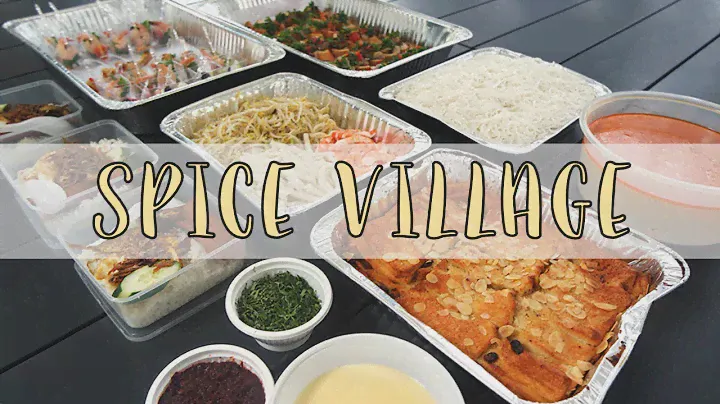 Spice Village Review - Enjoy both the Sweets & Savouries in a meal