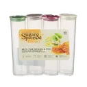 Набор для специй Sugar&Spice Honey 4шт х 50мл, пластик Sugar&Spice
