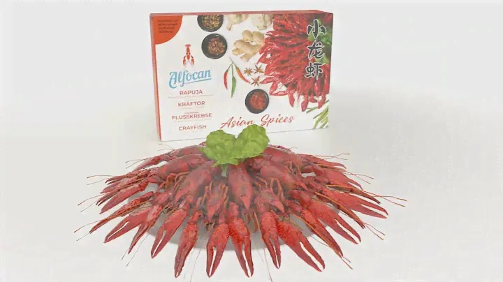 Asian Spices - Cooked and frozen crayfish in Asian spices sauce | Alfocan
