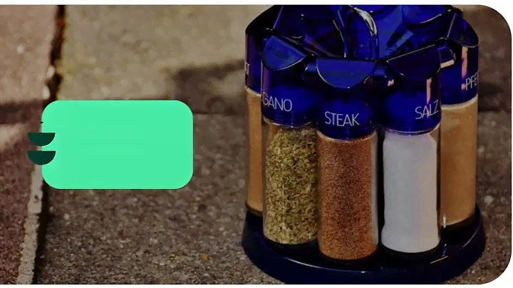 Elevate Your Culinary Experience with the Kamenstein 20-Jar Revolving Countertop Spice Rack.