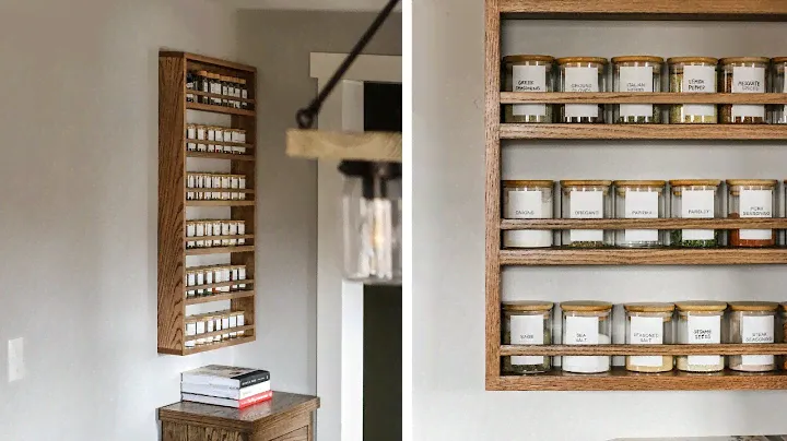 How To Make A Wall-Mounted Spice Rack