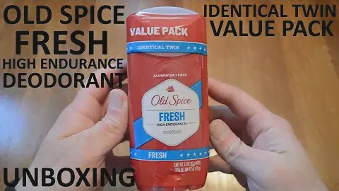 Unboxing Old Spice Fresh High Endurance Deodorant Identical Twin Value Pack