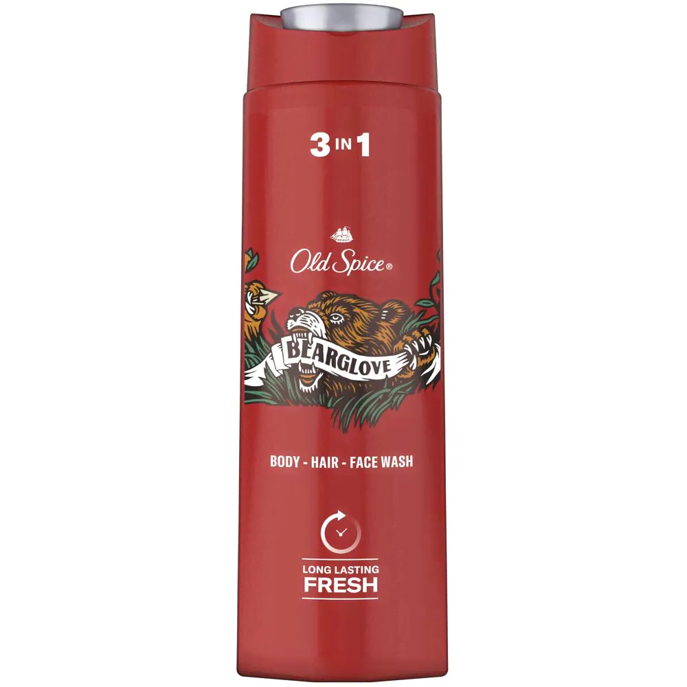 Old Spice Гель для душа 3в1 Bearglove, 400 мл.-0