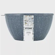 Салатник Sugar&Spice Stone с крышкой 2,8л темный камень SE186711026