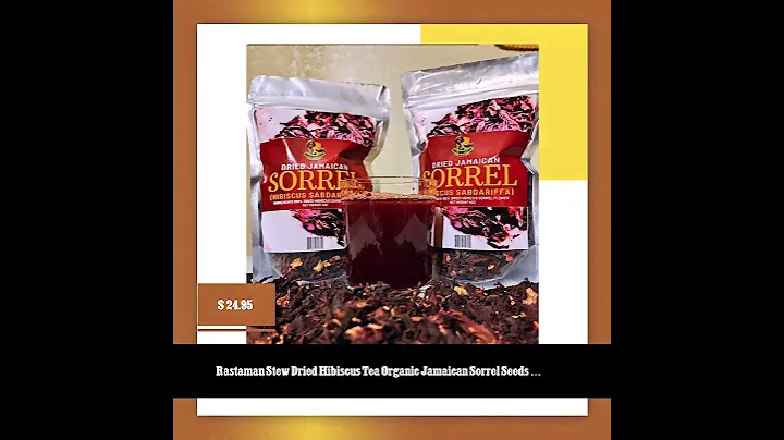 Rastaman Stew Dried Hibiscus Tea Organic Jamaican Sorrel Seeds Sabdariffa Tea Herbal 4oz - Hibisc...