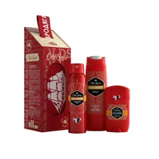 Набор подарочный для мужчин, Old Spice, Roamer, дезодорант спрей + дезодорант стик + гель для душа + поясная сумка