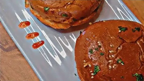 "Spice Infusion Tava Burger" (by@renuscooking6572 )❤️