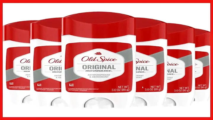 Old Spice Antiperspirant and Deodorant, High Endurance, Original, 3 Ounce (Pack of 6)