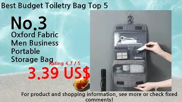 2024 Best Budget Toiletry Bag Ranking