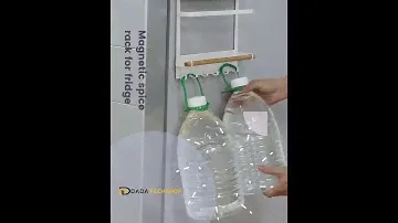 Magnetic spice rack for fridge
