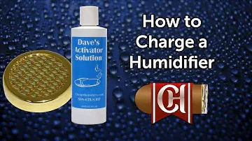 How to Charge a Humidor Humidifier