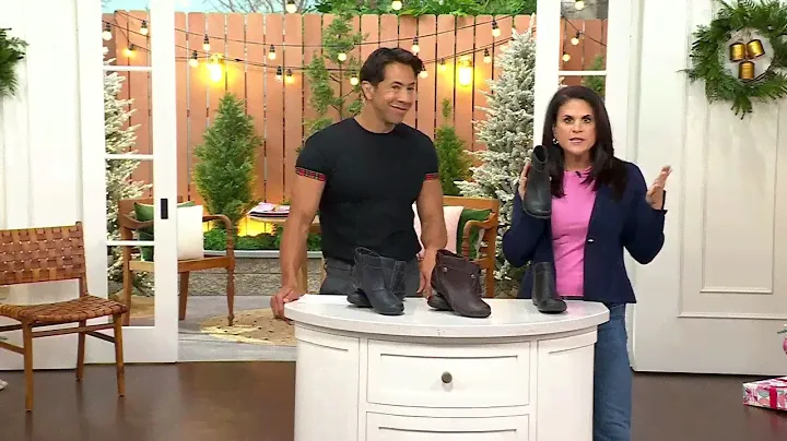 Clarks Collection Leather Ankle Boots - Ashland Mabel on QVC