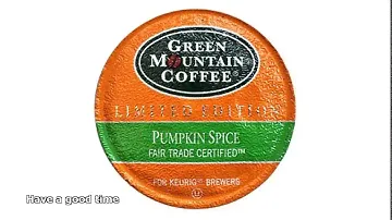 pumpkin spice k cups