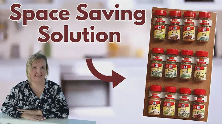 Mind-Blowing Hack to Organize Your Spice Jars! Bellemain Spice Gripper Clip Strips Set of 3 REVIEW!