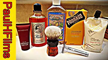 Edwin Jagger DE89L|  Proraso Wood & Spice Shaving Cream